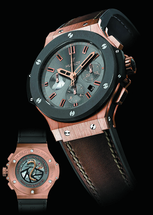 HUBLOT Big Bang Zermatt 策馬特專賣店紀念腕錶,玫瑰金版本,CHF 30,900元。